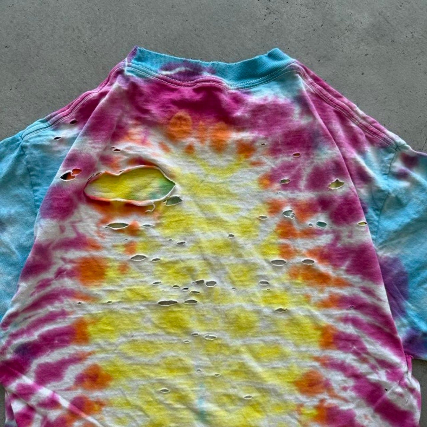 Vintage 90s Grateful Dead Steal Your Face Distressed Band T-Shirt - Large