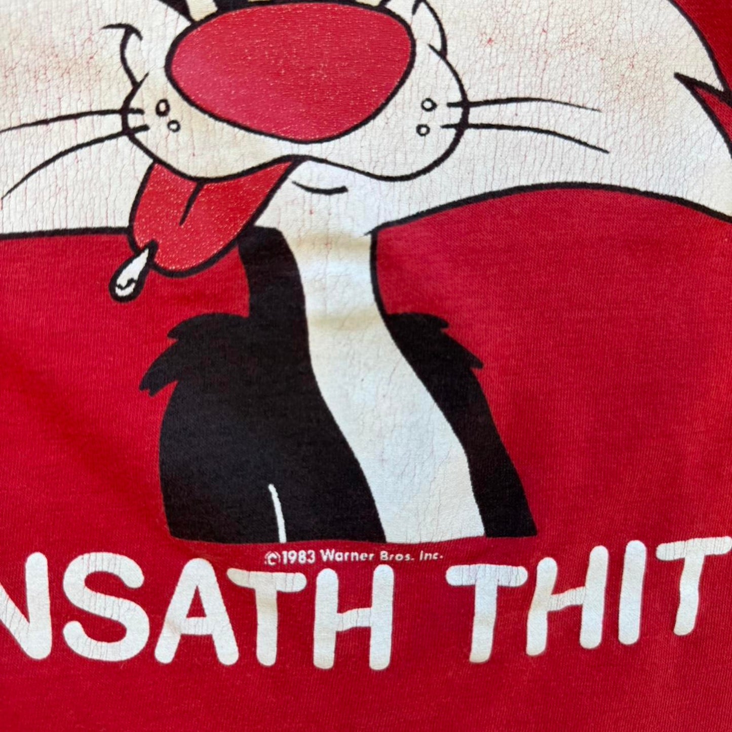 Vintage 90s Kansas City Looney Tunes T-Shirt - Kids Medium 10-12
