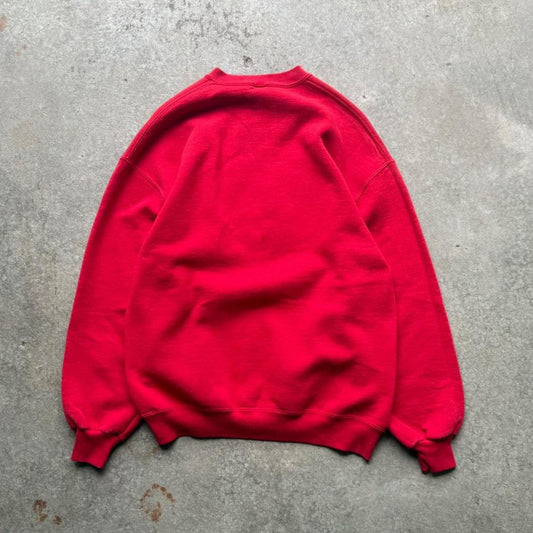 Vintage 90s Nebraska Huskers Plaid Crewneck - X-Large