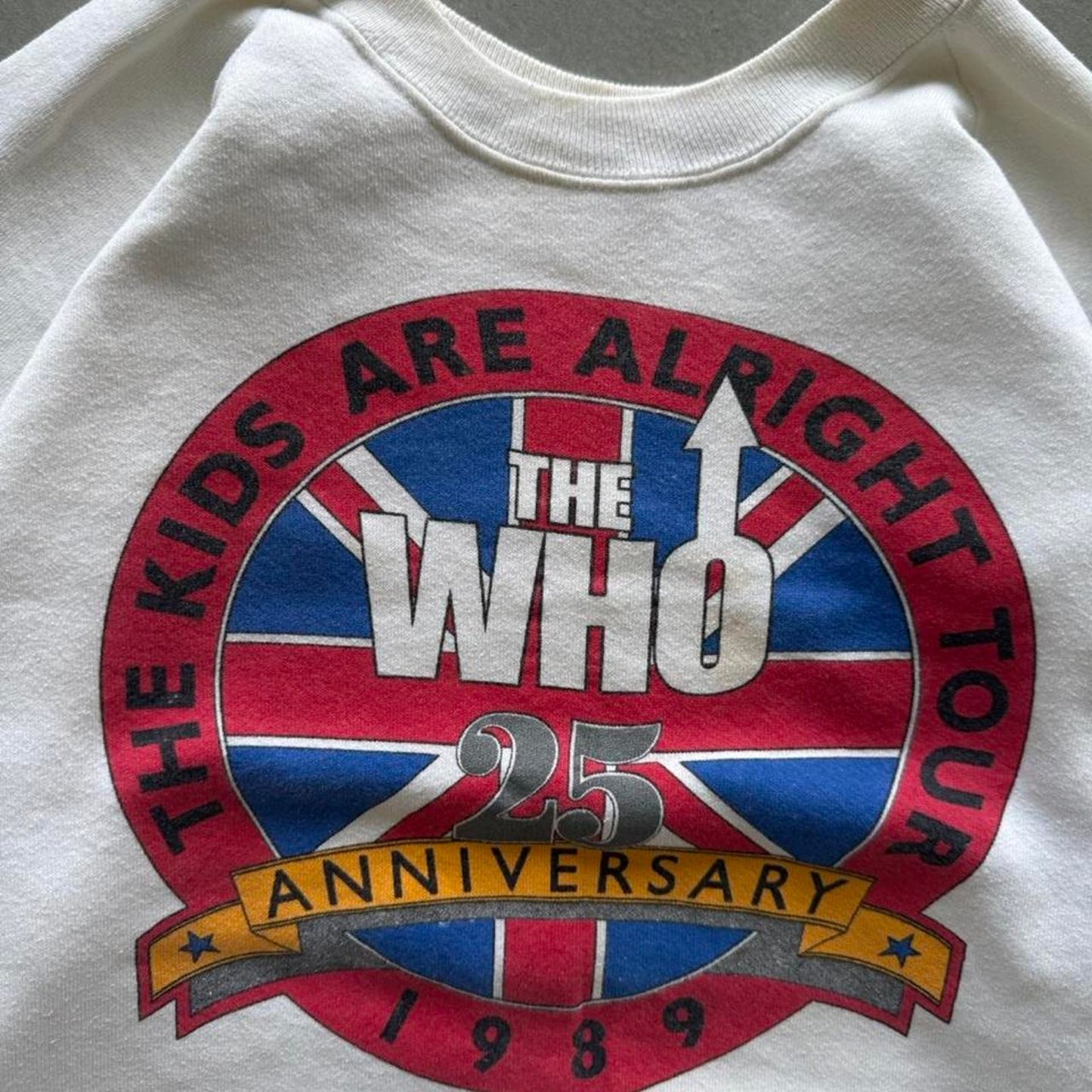 Vintage 1989 The Who The Kids Are Alright Band Crewneck - X-Large