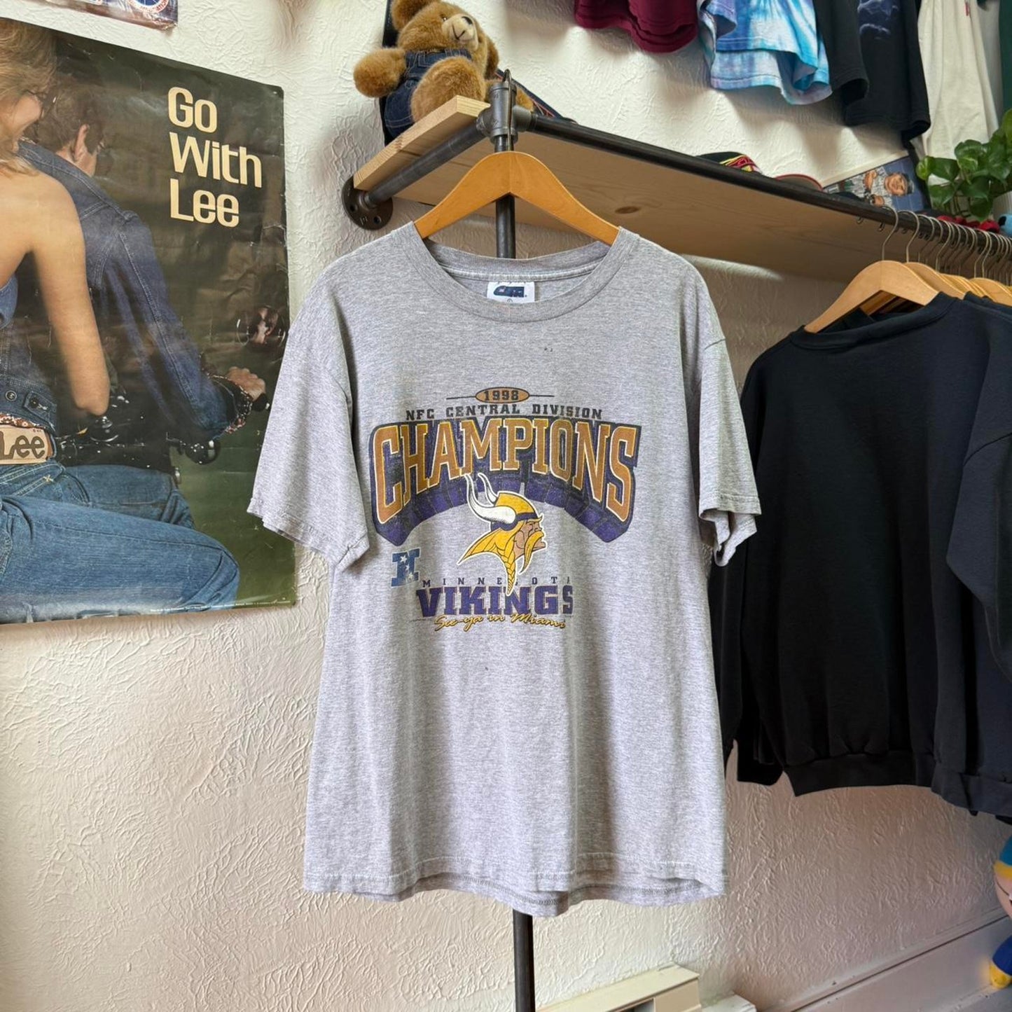 Vintage 90s Minnesota Vikings NFL Football T-Shirt - Large