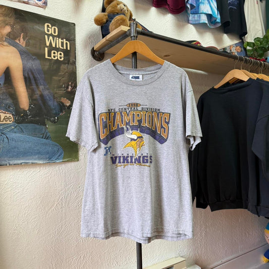 Vintage 90s Minnesota Vikings NFL Football T-Shirt - Large