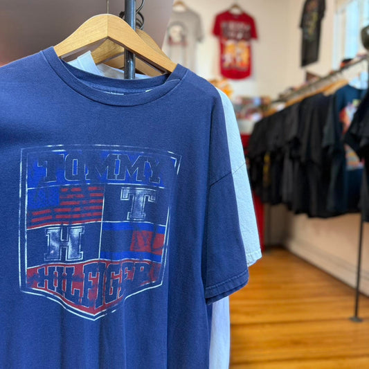 Vintage 90s Tommy Hilfiger Faded Crest T-Shirt