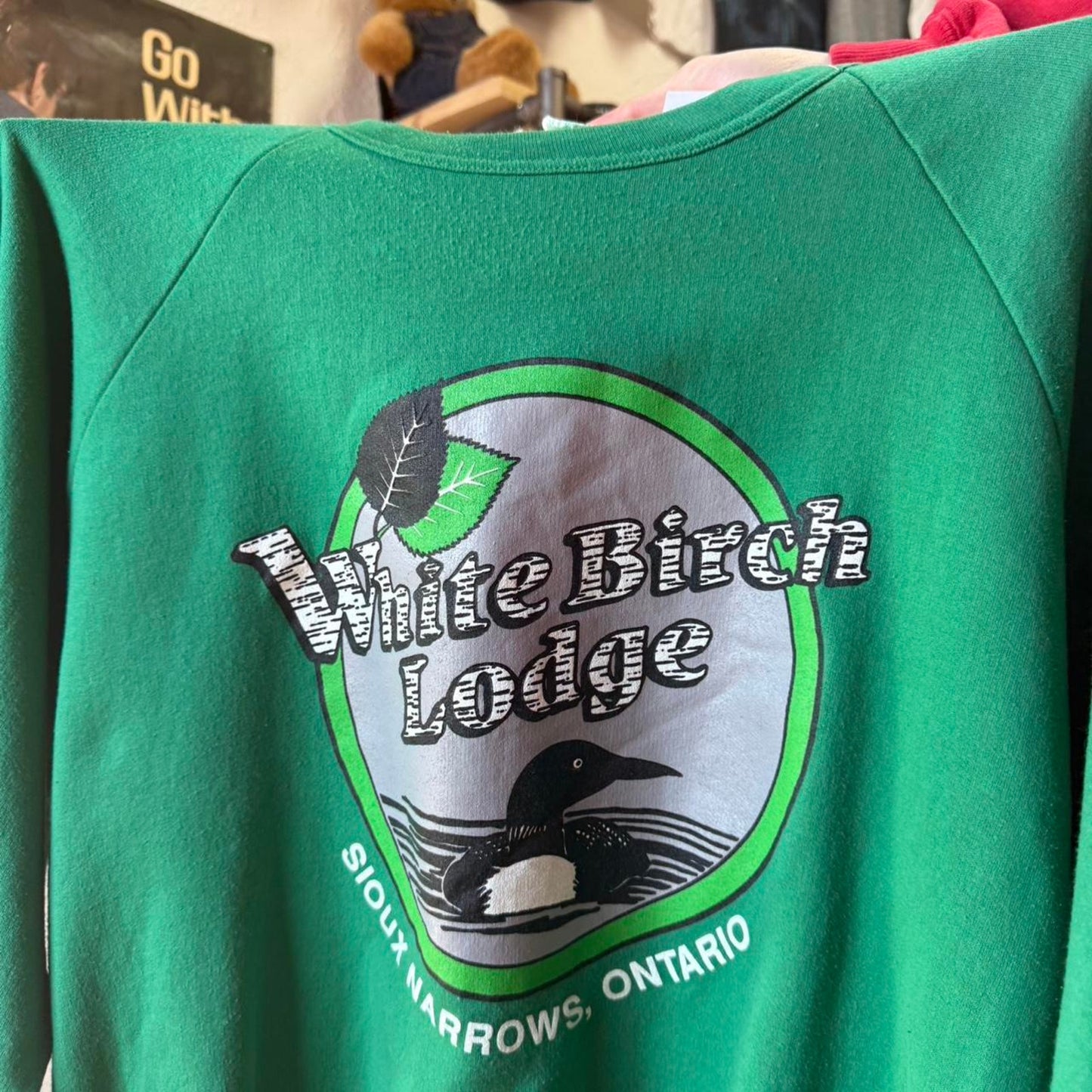Vintage 90s White Birch Lodge Duck Animal Crewneck - XX-Large