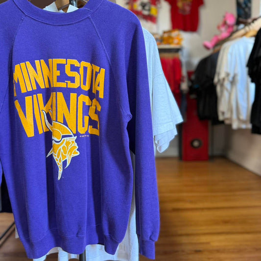 Vintage 90s Minnesota Vikings NFL Football Crewneck