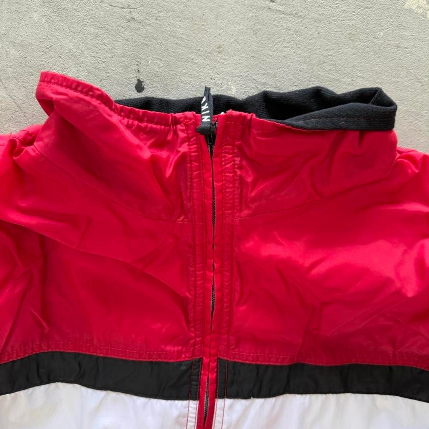 Vintage 90s Nike Side Swoosh Windbreaker Jacket - Medium