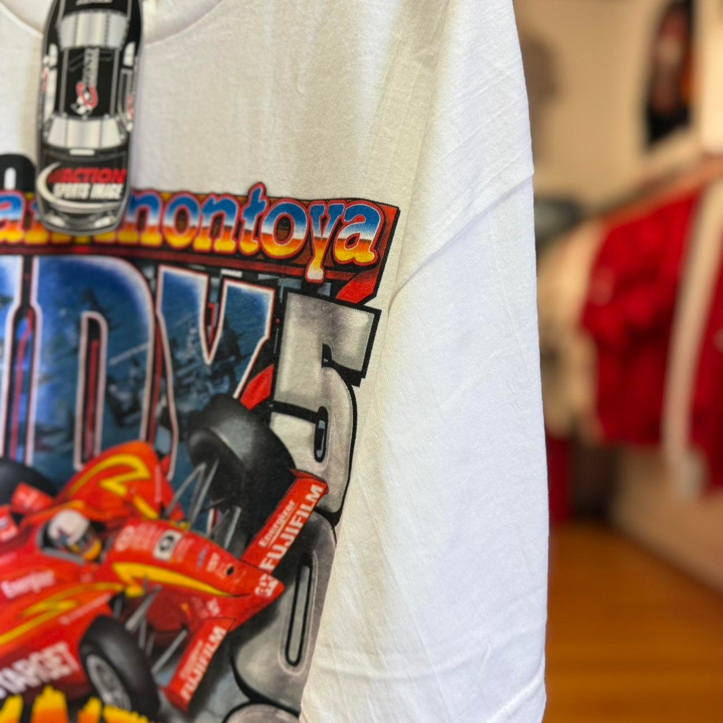 Vintage 2000 Juan Montoya Indy 500 Nacsar Racing T-Shirt - Large