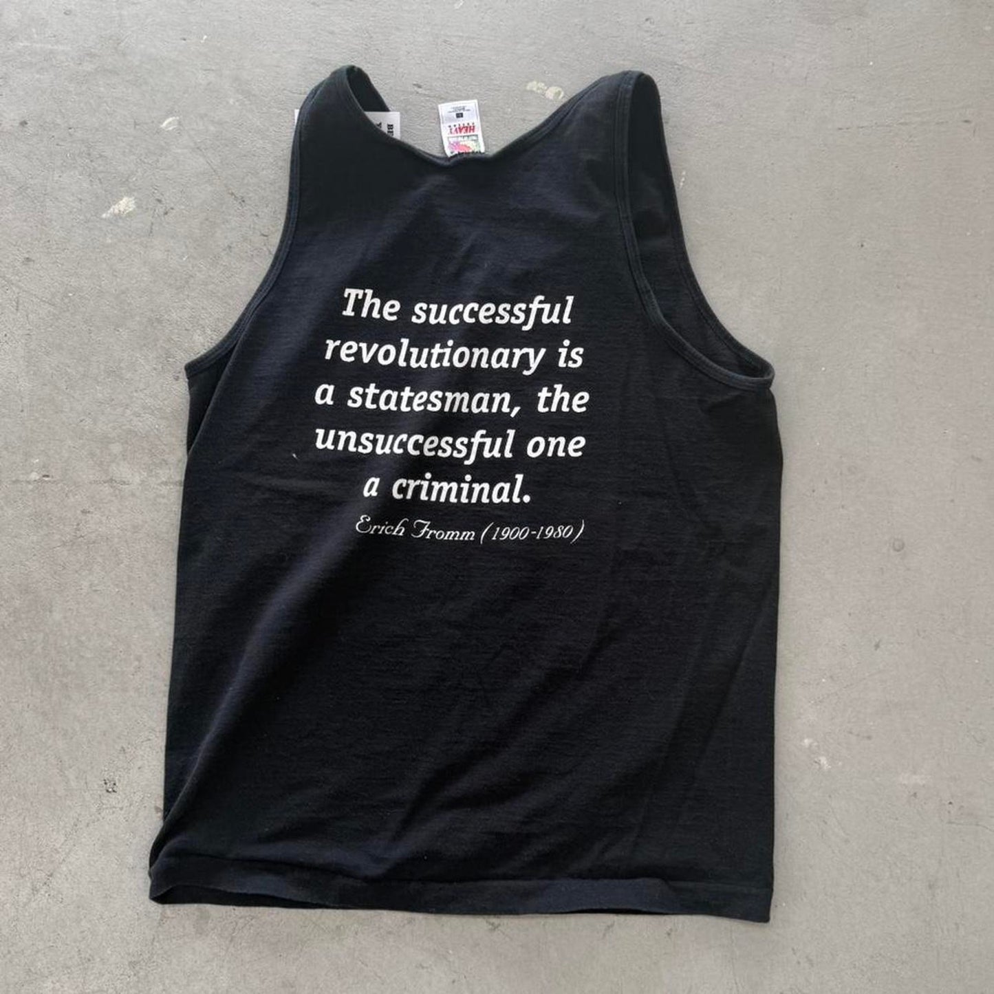 Vintage 90s Motorcycle Abate Biker Tank Top T-Shirt - Large