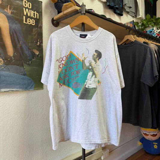 Vintage 90s Kramer Seinfeld God Knows TV Promo T-Shirt - X-Large