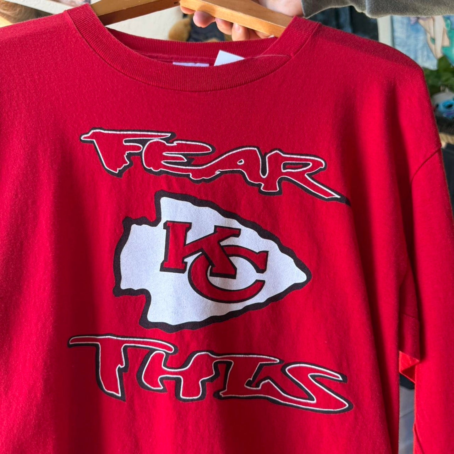 Vintage Kansas City Chiefs Fear This NFL T-Shirt - Medium