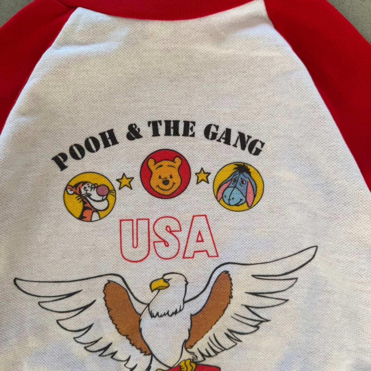 Vintage 80s Winnie the Pooh and the Gang Disney Crewneck - Kids Medium 5-6