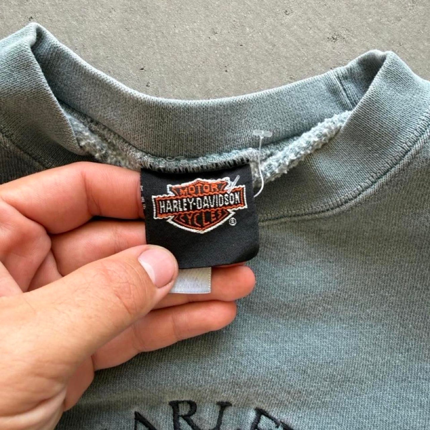Vintage 90s Harley Davidson Motorcycles Biker Crewneck - X-Large