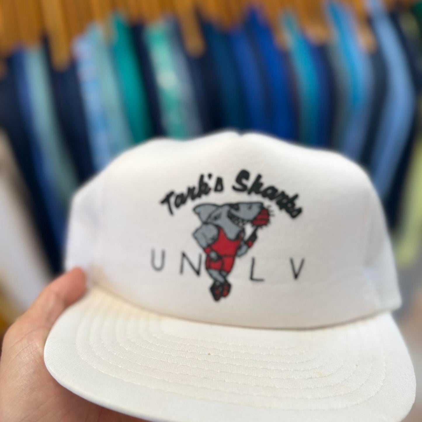 Vintage 90s UNLV Tanks Sharks Trucker Cap