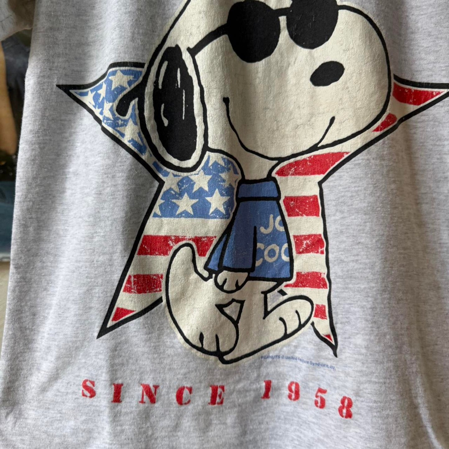 Vintage 90s Snoopy Joe Cool All American T-Shirt - Large
