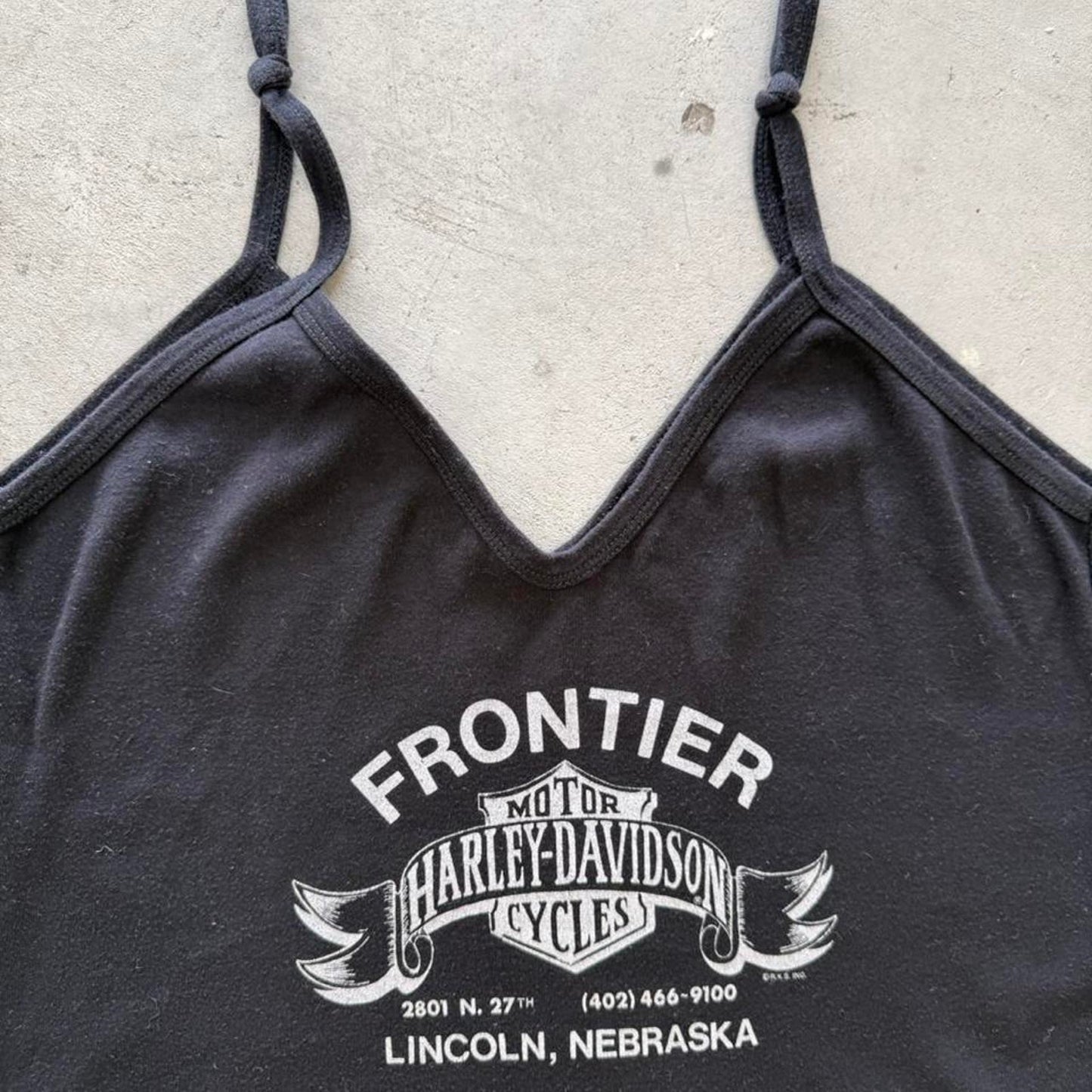 Vintage 90s Harley Davidson Studded Logo Tank Top - X-Large (W)