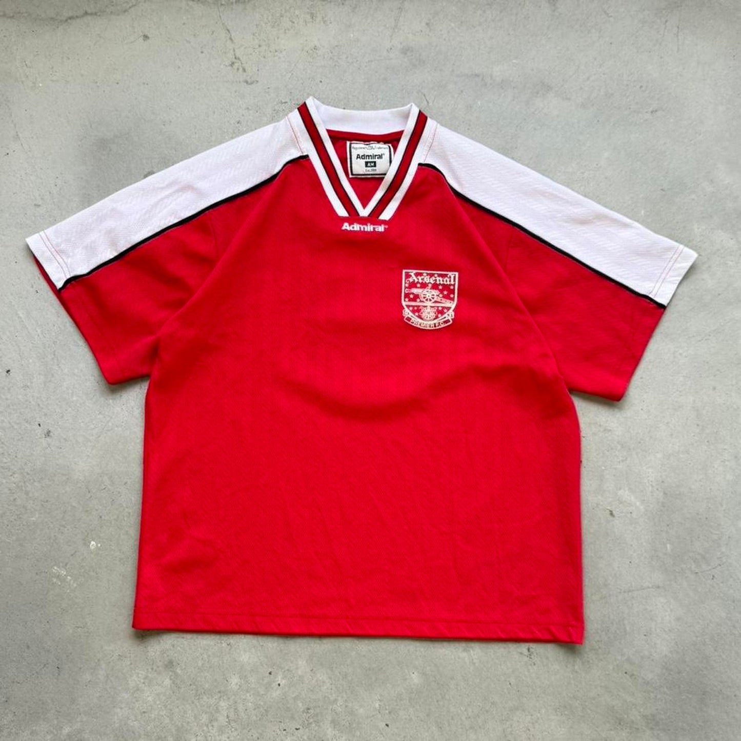 Vintage Arsenal Admiral Soccer Jersey - Large