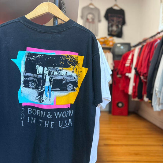 Vintage 90s Levi’s 501 Truck Denim Promo T-Shirt - Large