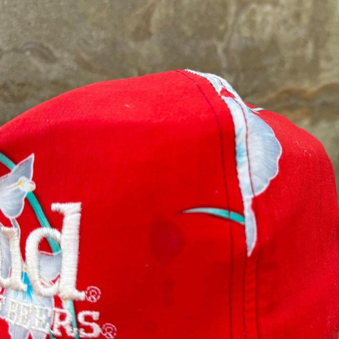 Vintage 90s Budweiser Bud King of Beers Floral Snapback