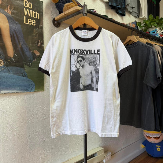 Vintage Johnny Knoxville Jackass Ringer T-Shirt - Large