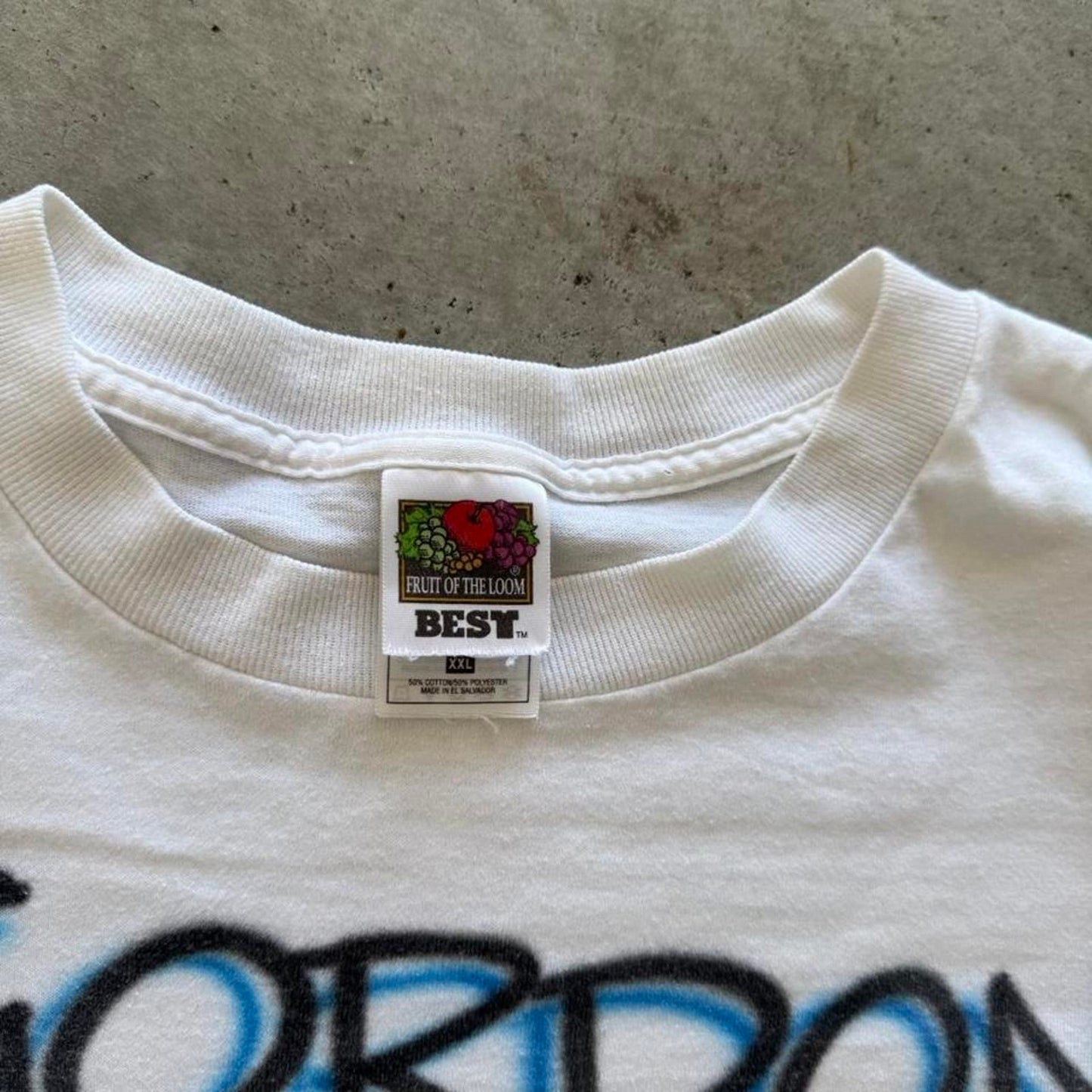 Vintage 90s Jeff Gordon NASCAR Flame Airbrush T-Shirt - XX-Large