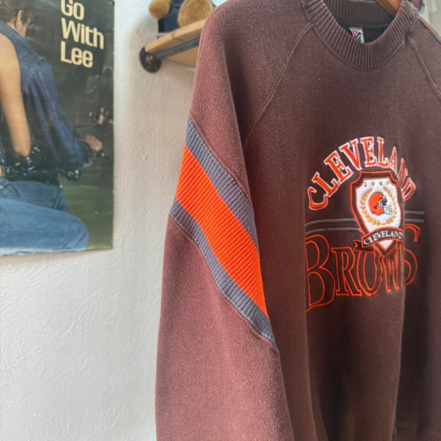 Vintage 90s Cleveland Browns NFL Football Crewneck - Medium
