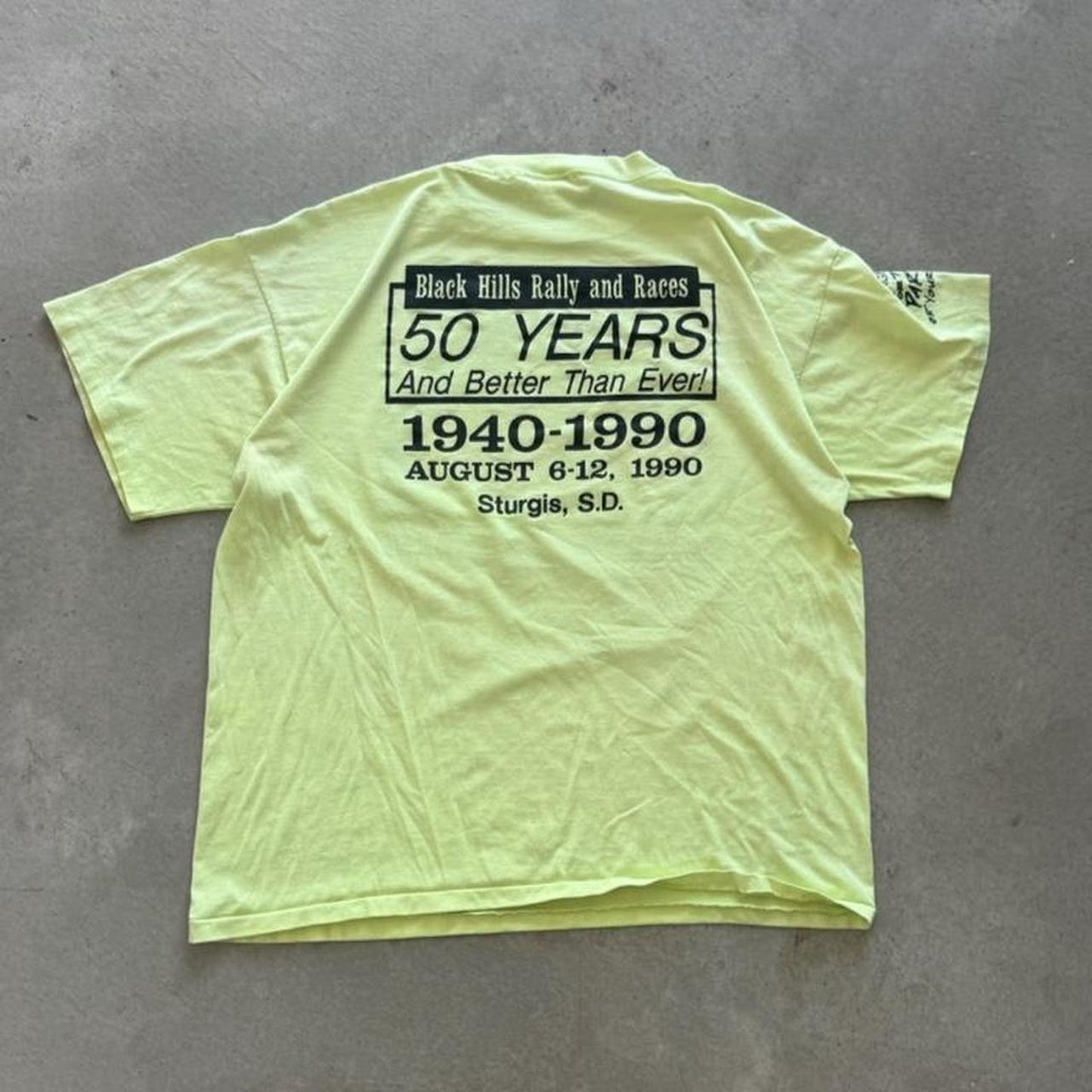 Vintage 90s Sturgis South Dakota T-Shirt - XXX-Large