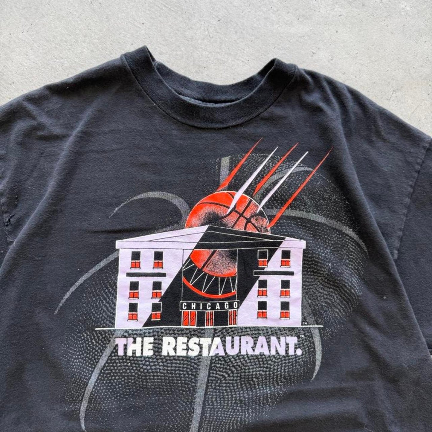 Vintage 90s Michael Jordan The Restaurant Nike T-Shirt - X-Large