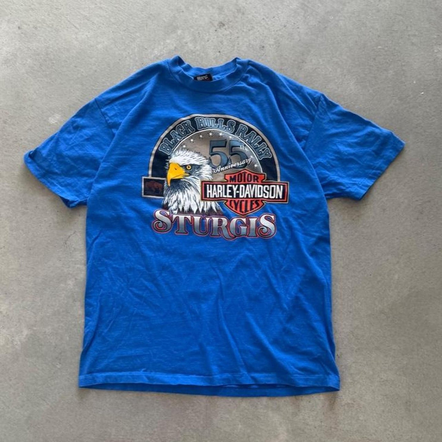 Vintage 90s Harley Davidson Motorcycles Sturgis Rally Biker T-Shirt - X-Large