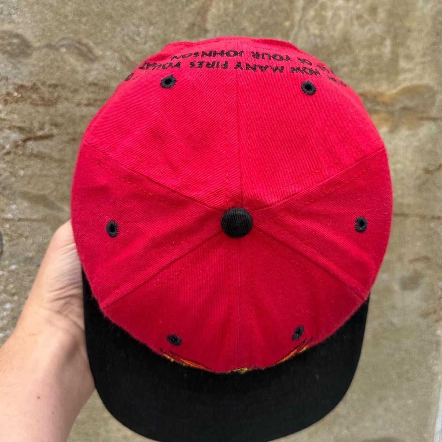 Vintage 90s Big Johnson Fire Hoses Humor Snapback