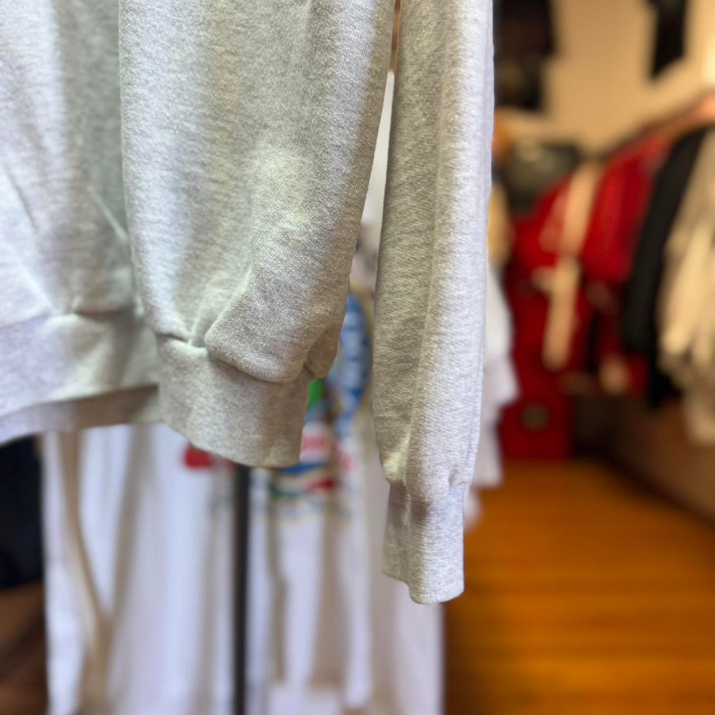 Vintage 90s Nebraska Huskers USA Flag Crewneck - Large