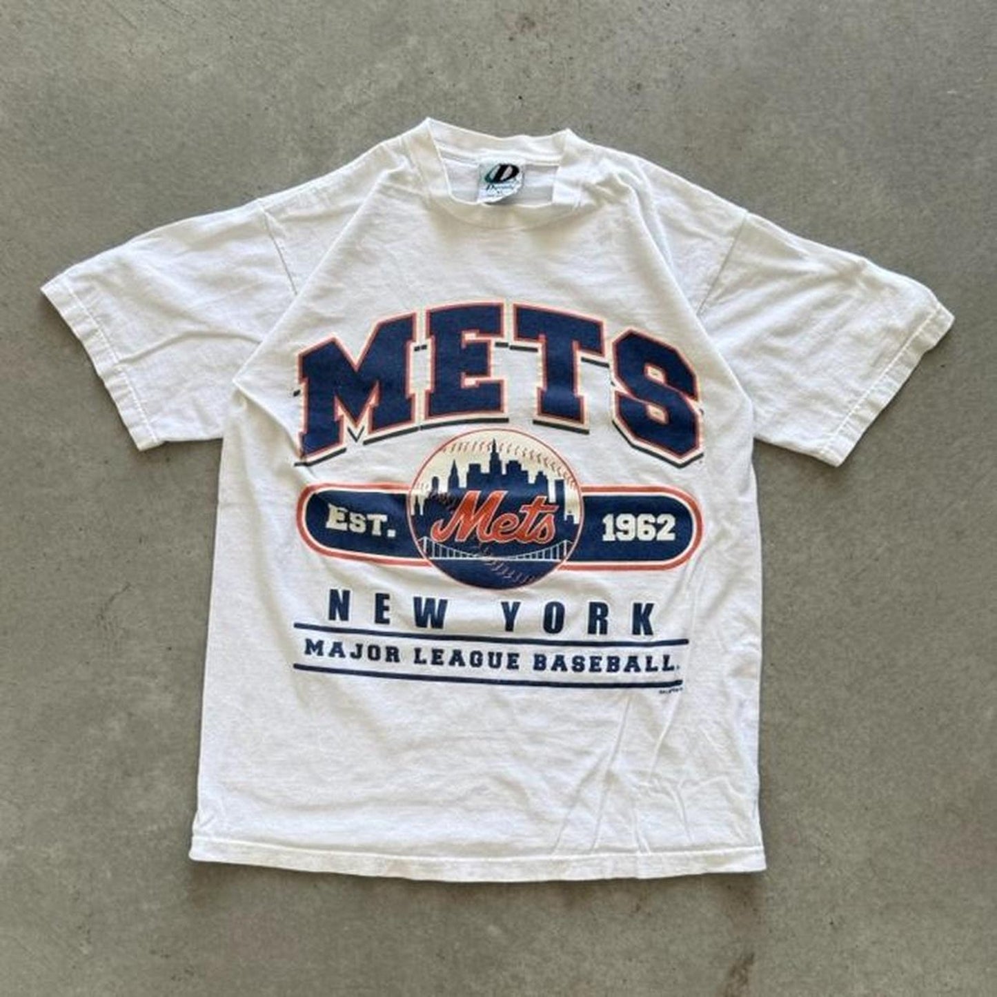 Vintage 90s New York Mets MLB Baseball T-Shirt - Medium