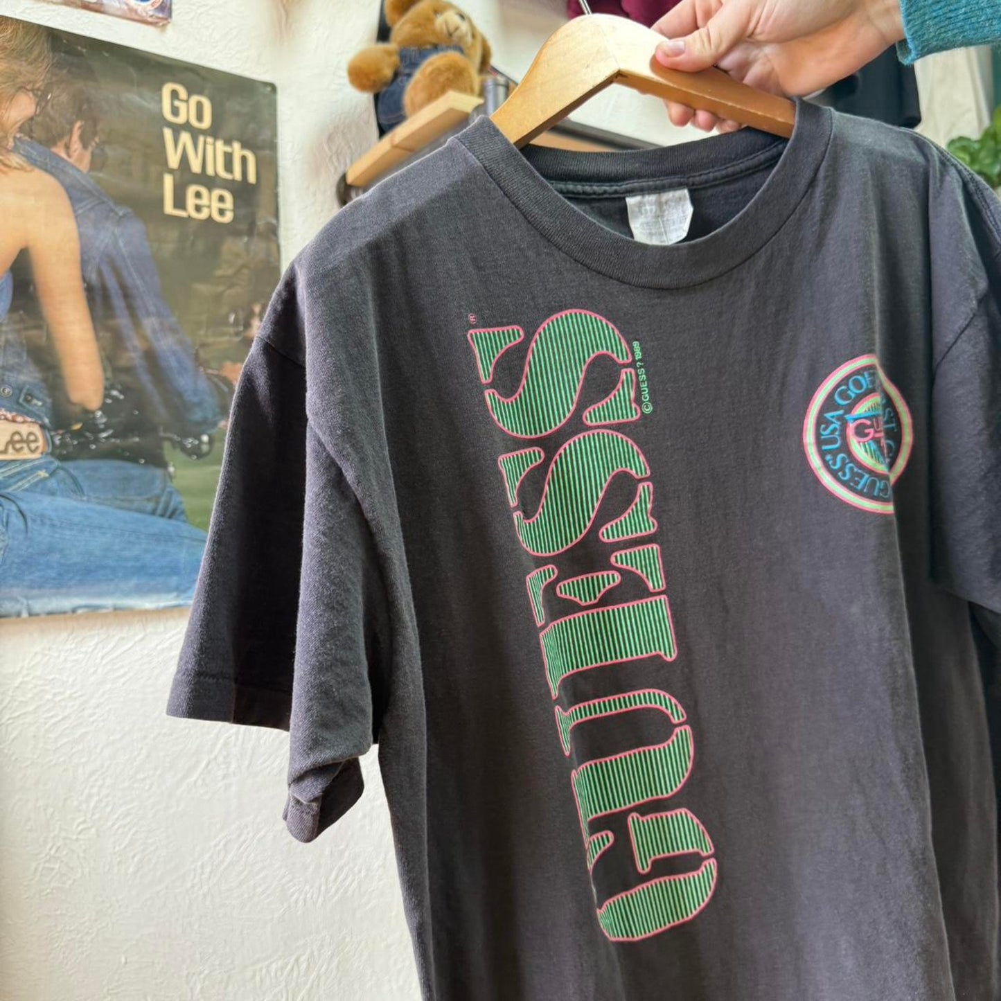 Vintage 90s Faded Guess Jeans T-Shirt - OSFA