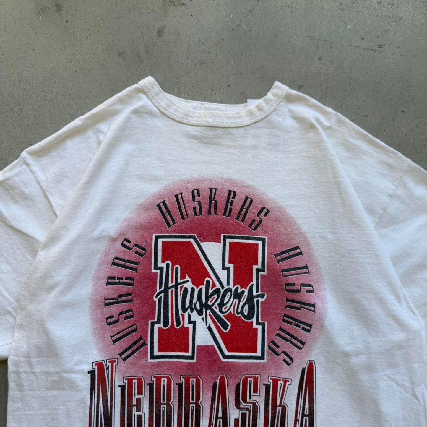Vintage 90s Nebraska Huskers Collegiate T-Shirt - X-Large