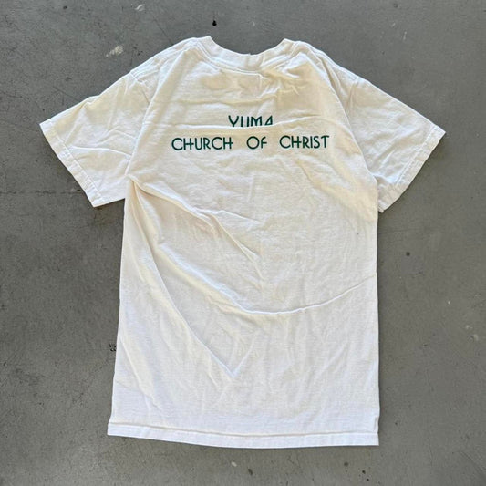 Vintage 90s Follow Gods Instructions Otter Jesus T-Shirt - Small
