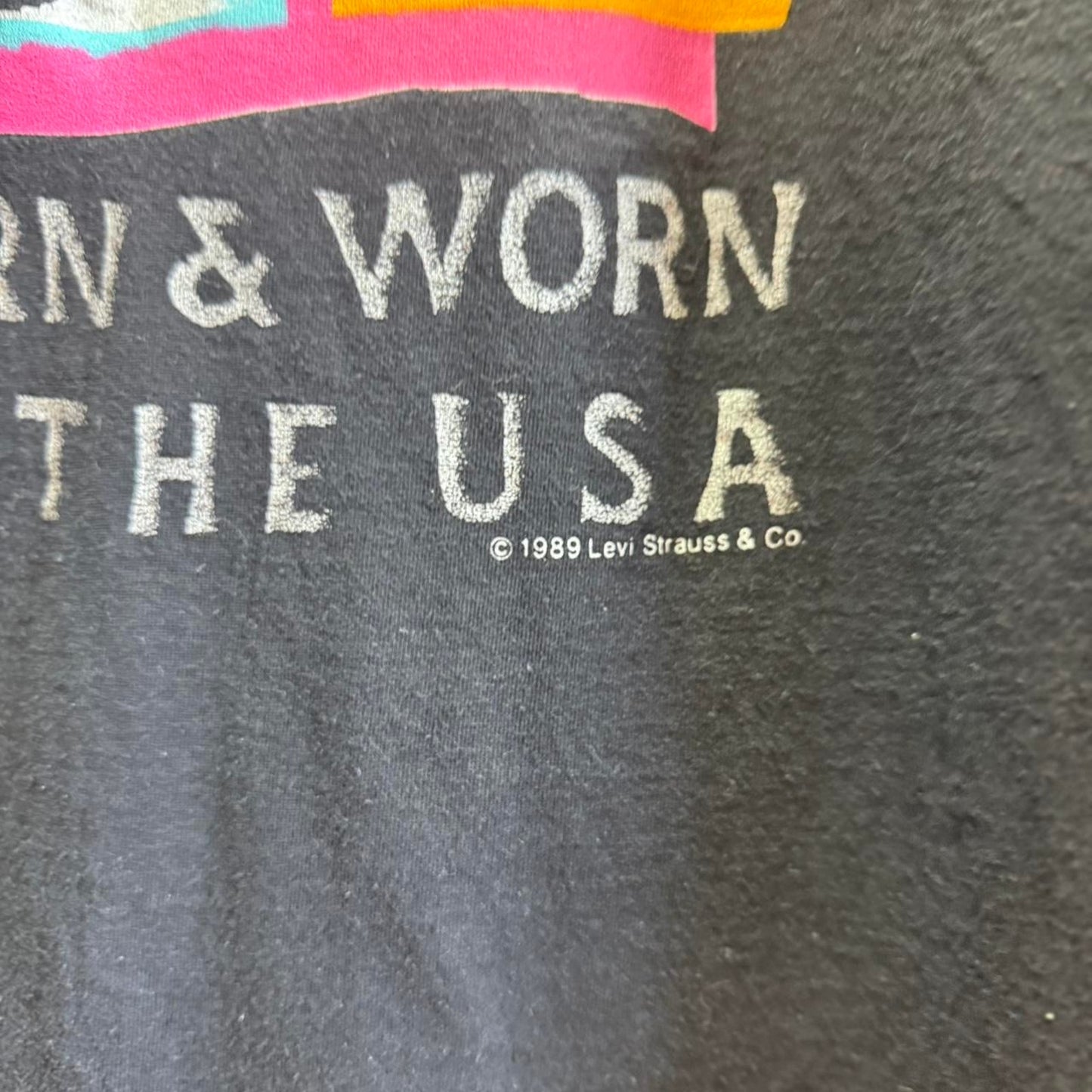 Vintage 90s Levi’s 501 Truck Denim Promo T-Shirt - Large