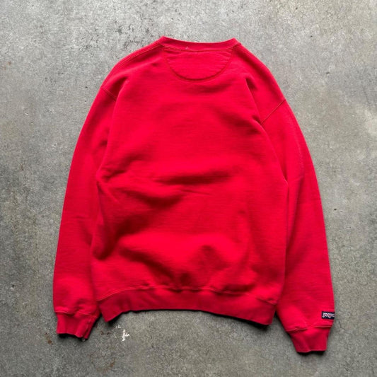 Vintage 90s Nebraska Huskers Embroidered Crewneck - Medium