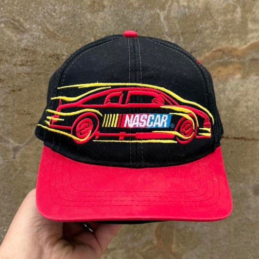 Vintage 90s Nascar Racing Race Car Snapback