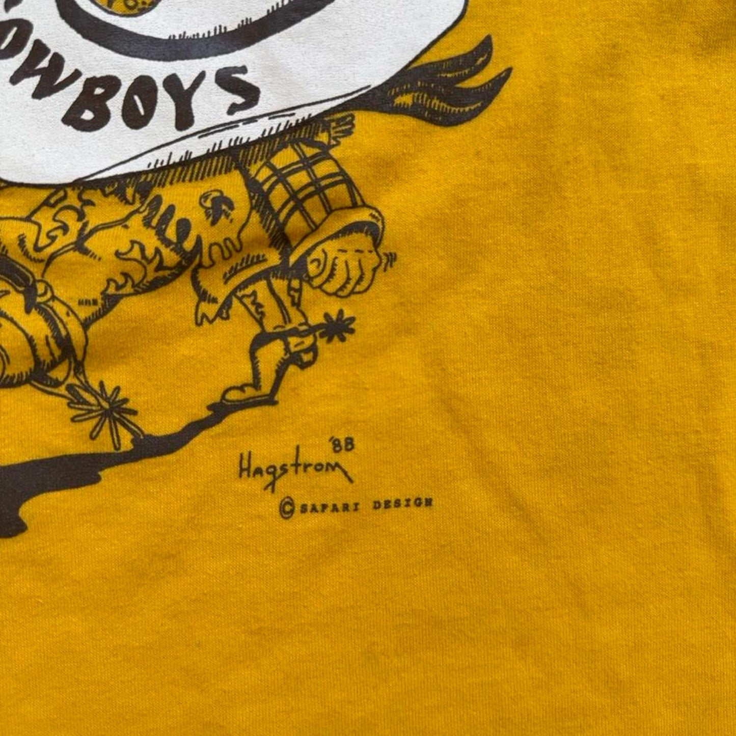 Vintage 1988 OSU VS Cowboys Holiday Bowl T-Shirt - Large