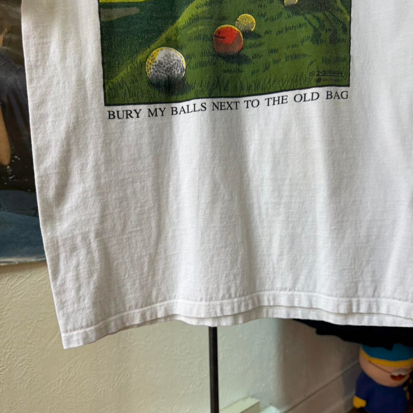 Vintage 90s When I Die Golf Golfing T-Shirt - Medium