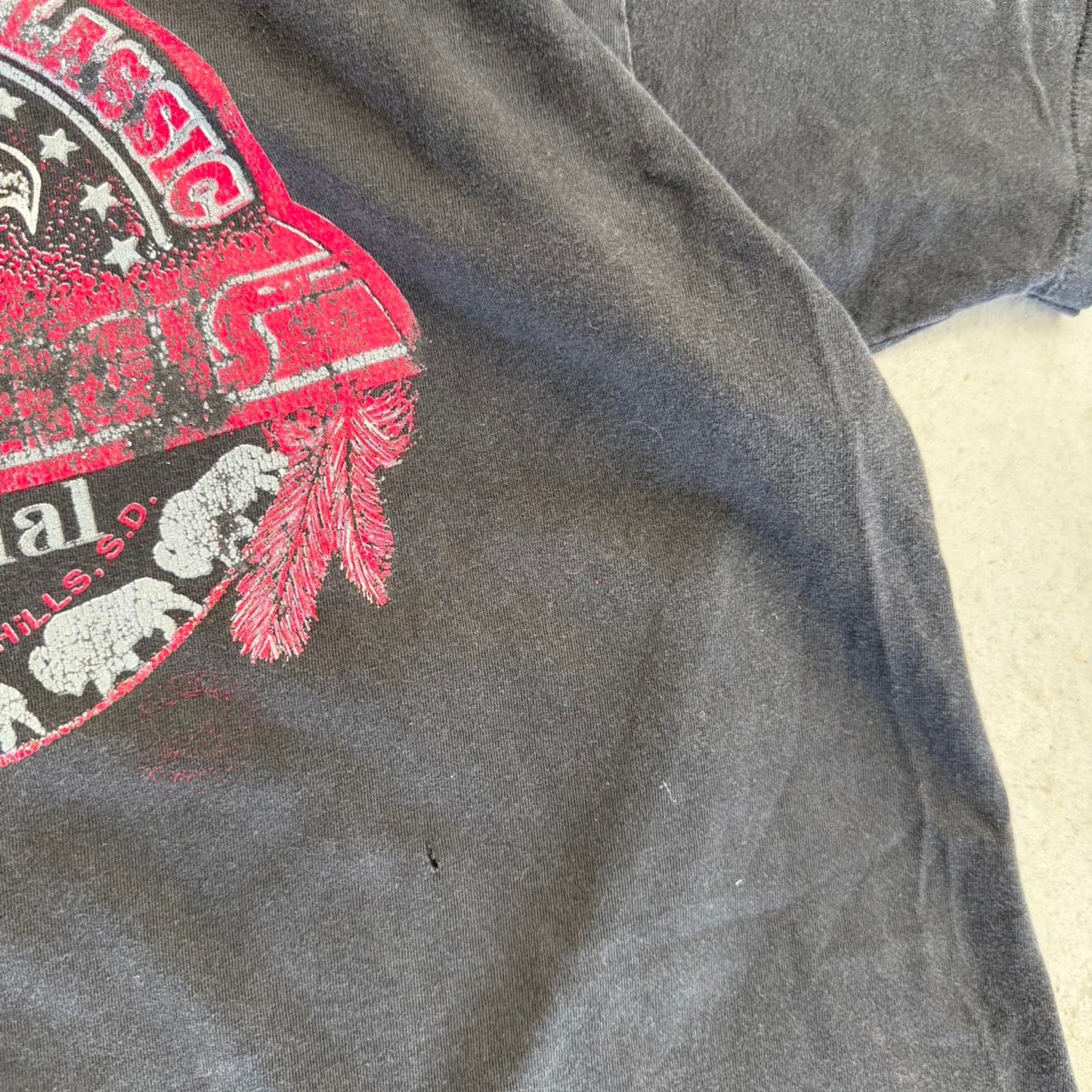 Vintage 90s Black Hills Motorcycle Rally Biker Harley T-Shirt - XX-Large