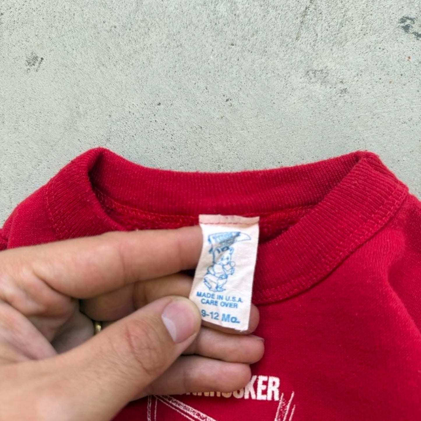 Vintage 90s Im A Little Husker Nebraska Crewneck - Kids 9-12 Months