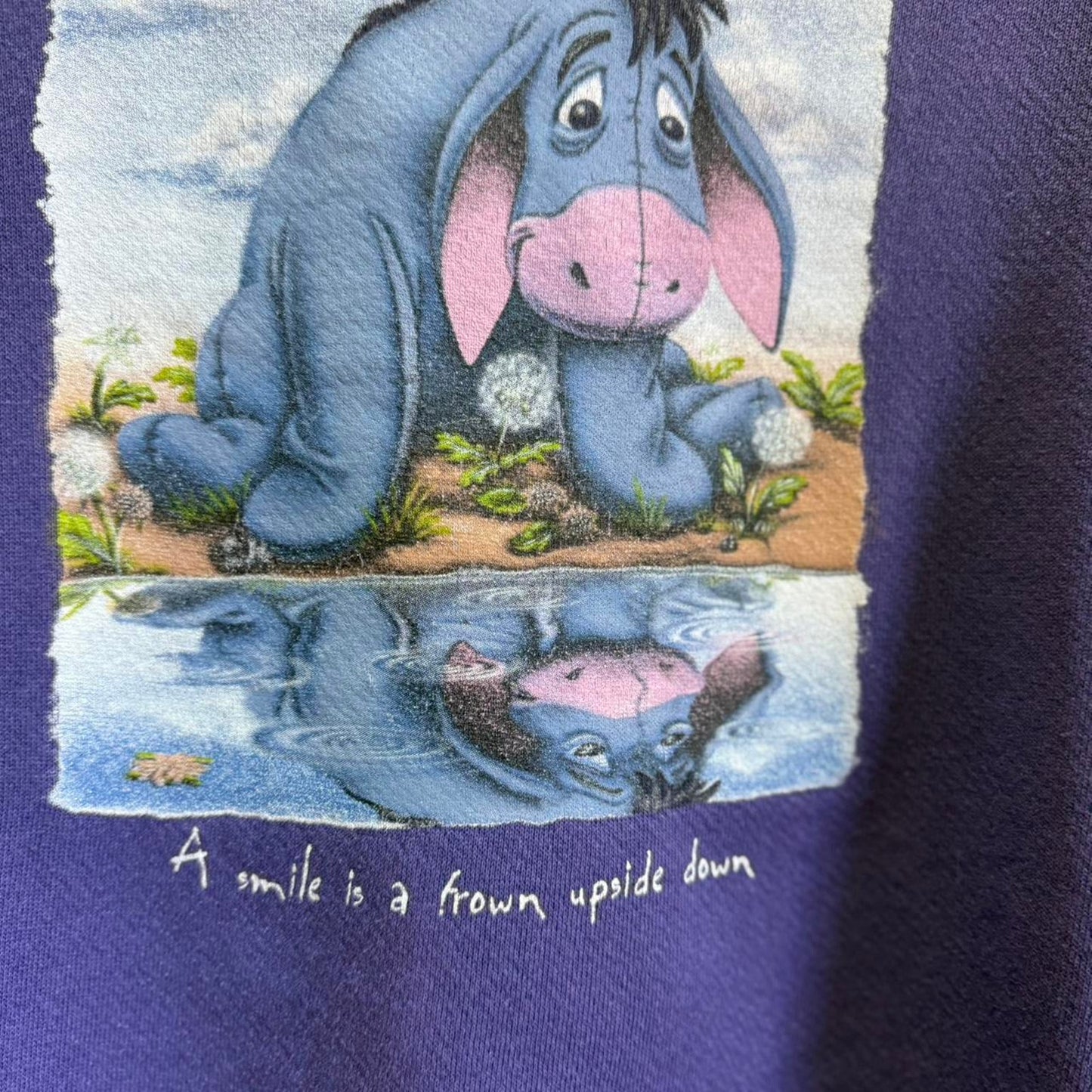 Vintage 90s Winnie the Pooh Eeyore Crewneck - Large