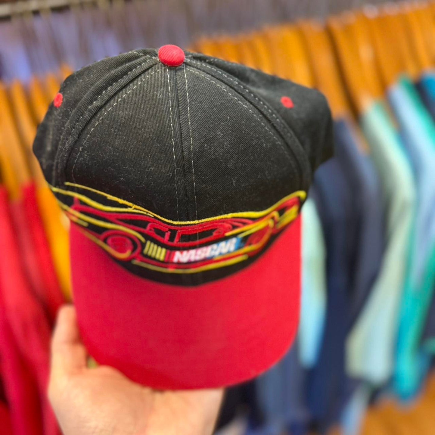 Vintage 90s NASCAR Racing Snapback