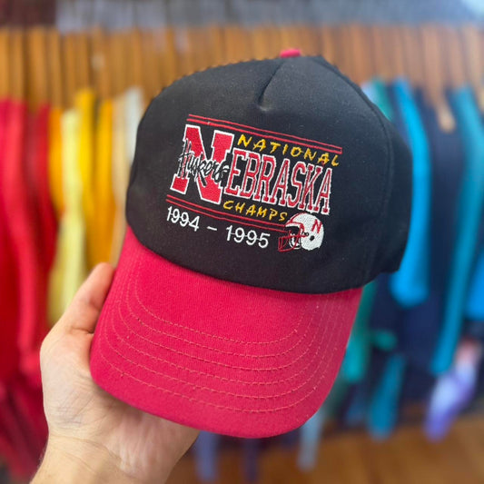 Vintage 90s Nebraska Huskers National Champions Snapback