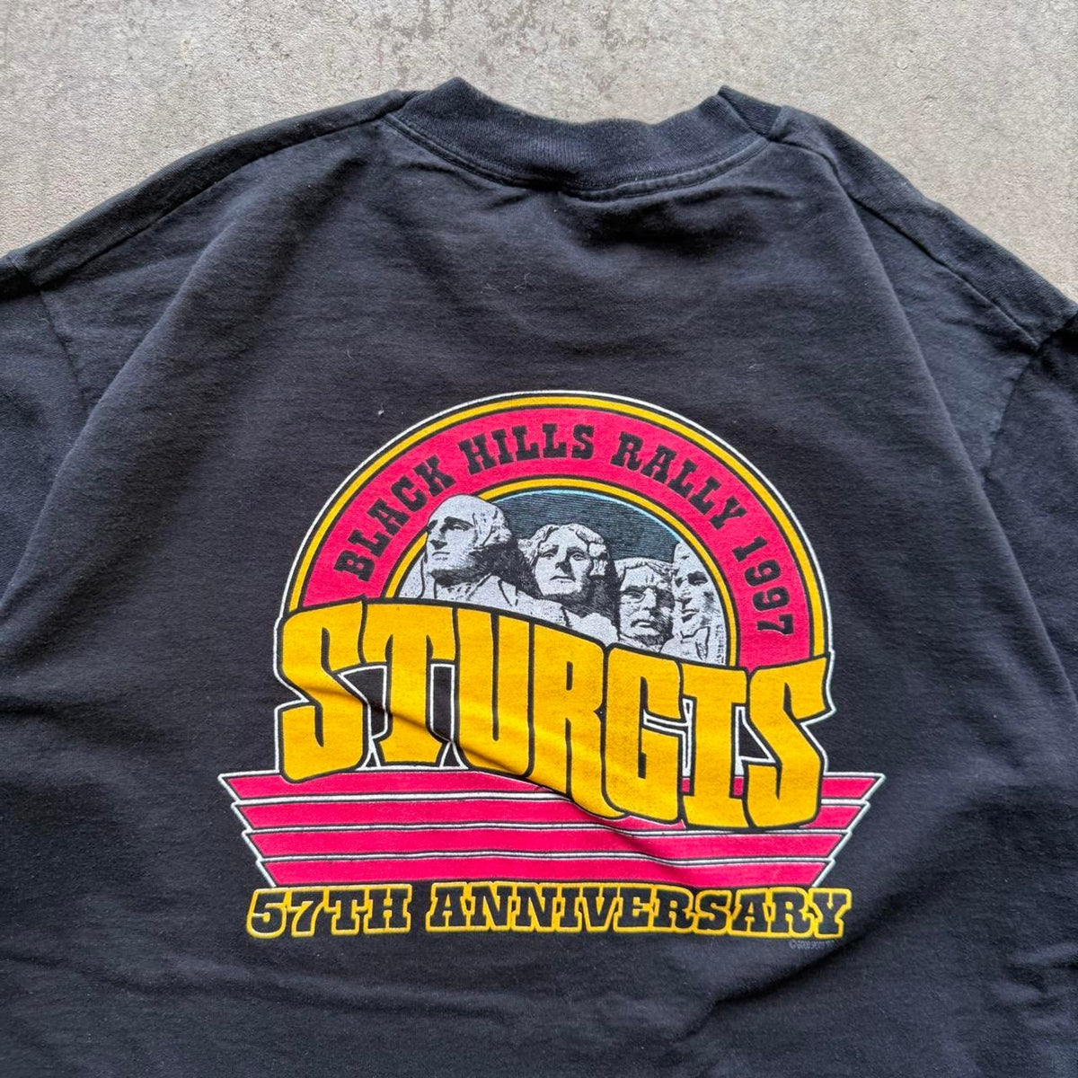 Vintage 1997 Sturgis Black Hills Rally Biker T-Shirt - X-Large