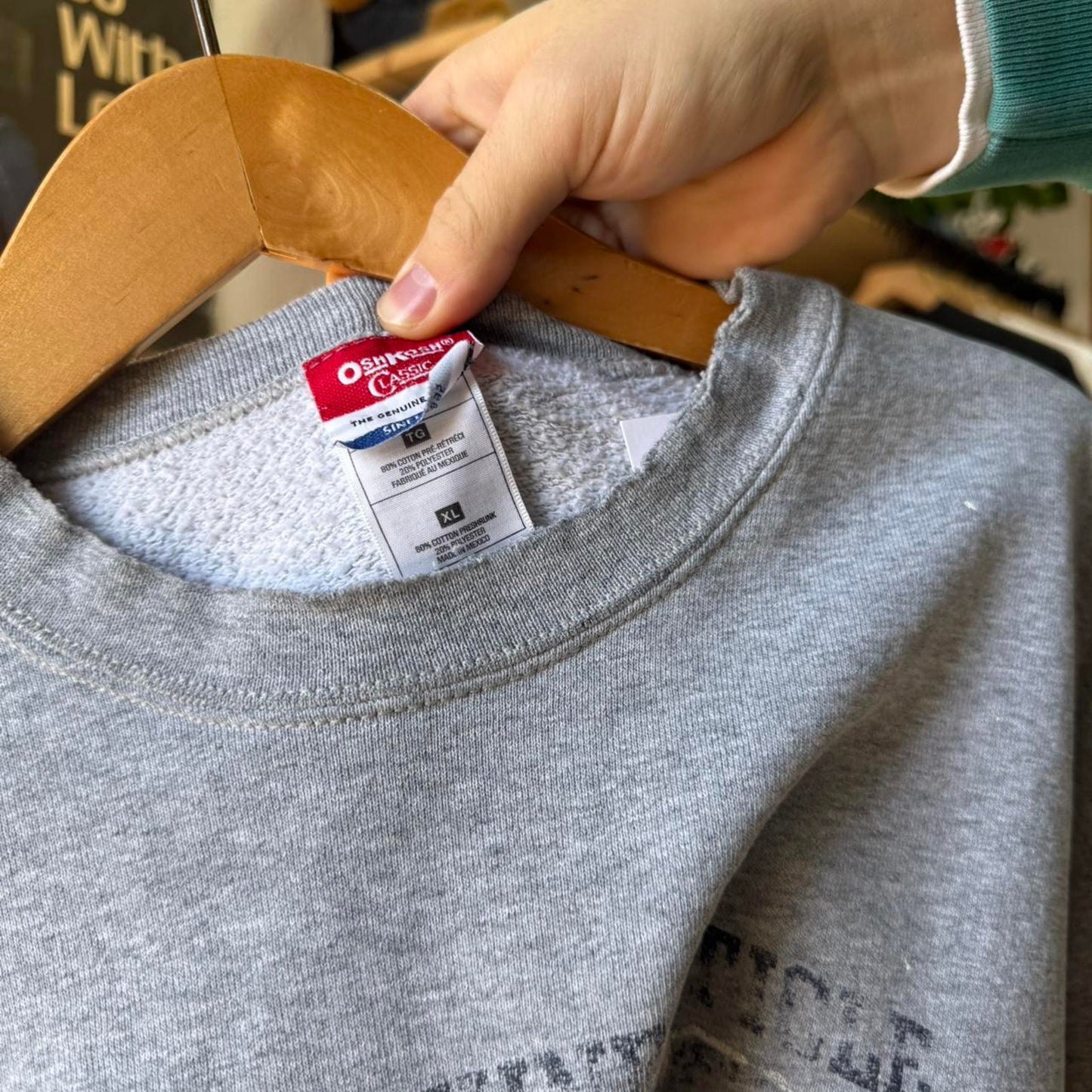 Vintage 90s Oshkosh Paint Splatter Crewneck - X-Large