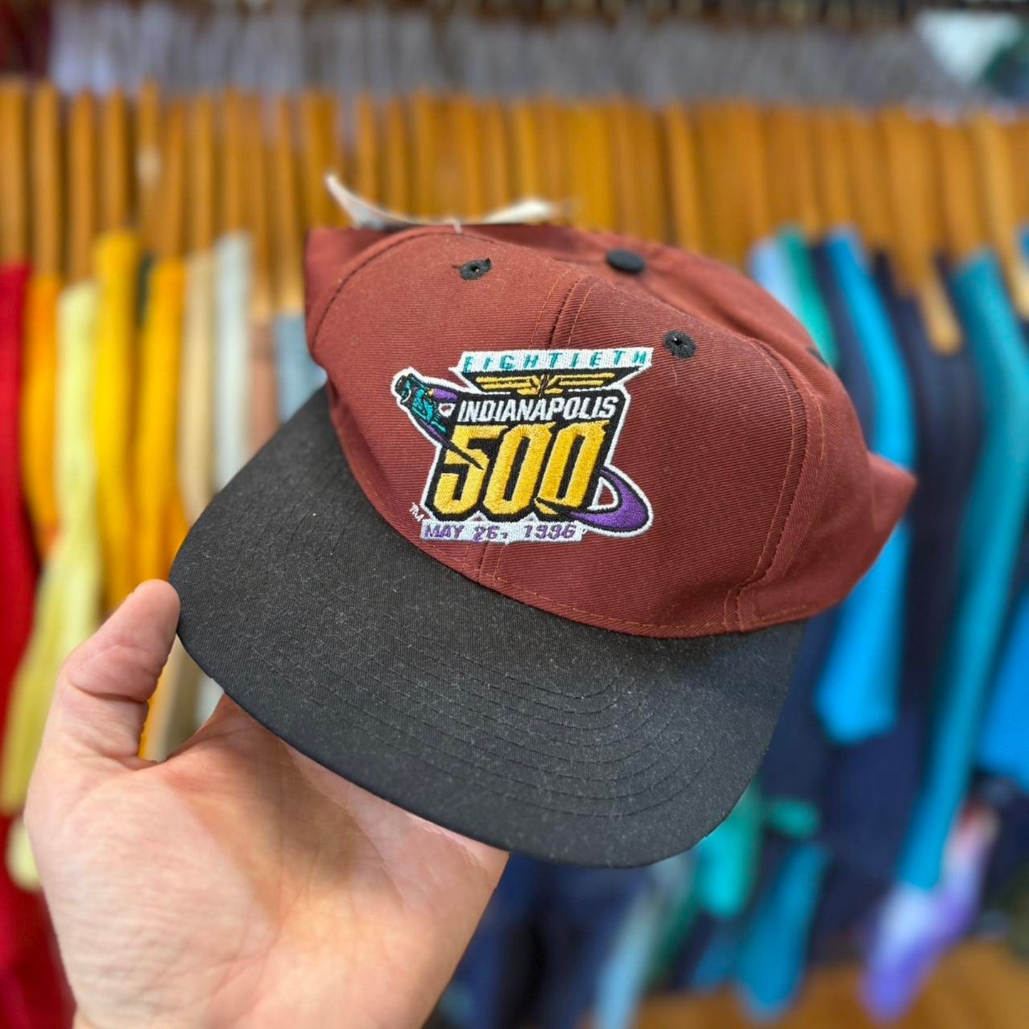 Vintage 90s Indy 500 NASCAR Racing Snapback