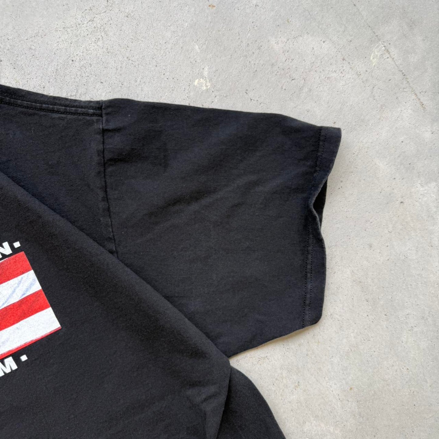 Vintage 1999 Sturgis Motorcycle Rally USA Flag T-Shirt - X-Large
