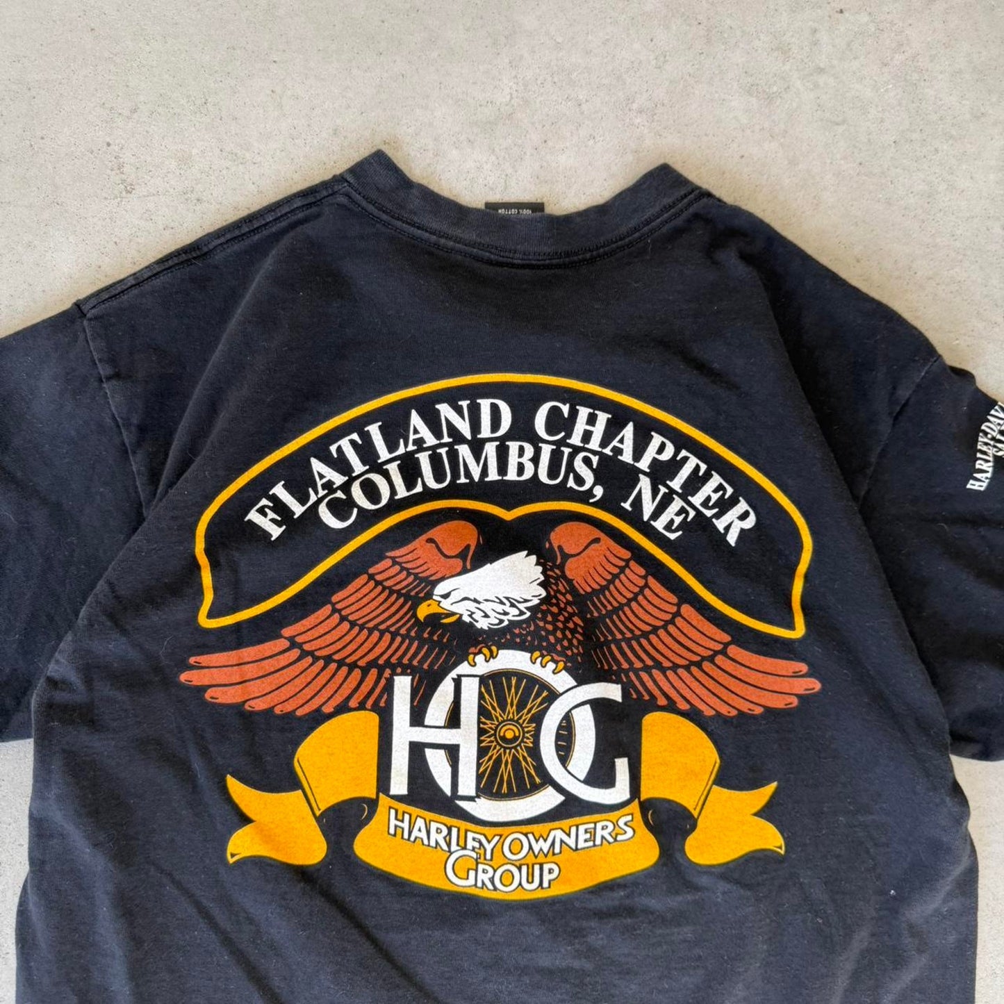 Vintage 90s Harley Davidson Motorcycles HOG Biker T-Shirt - Large