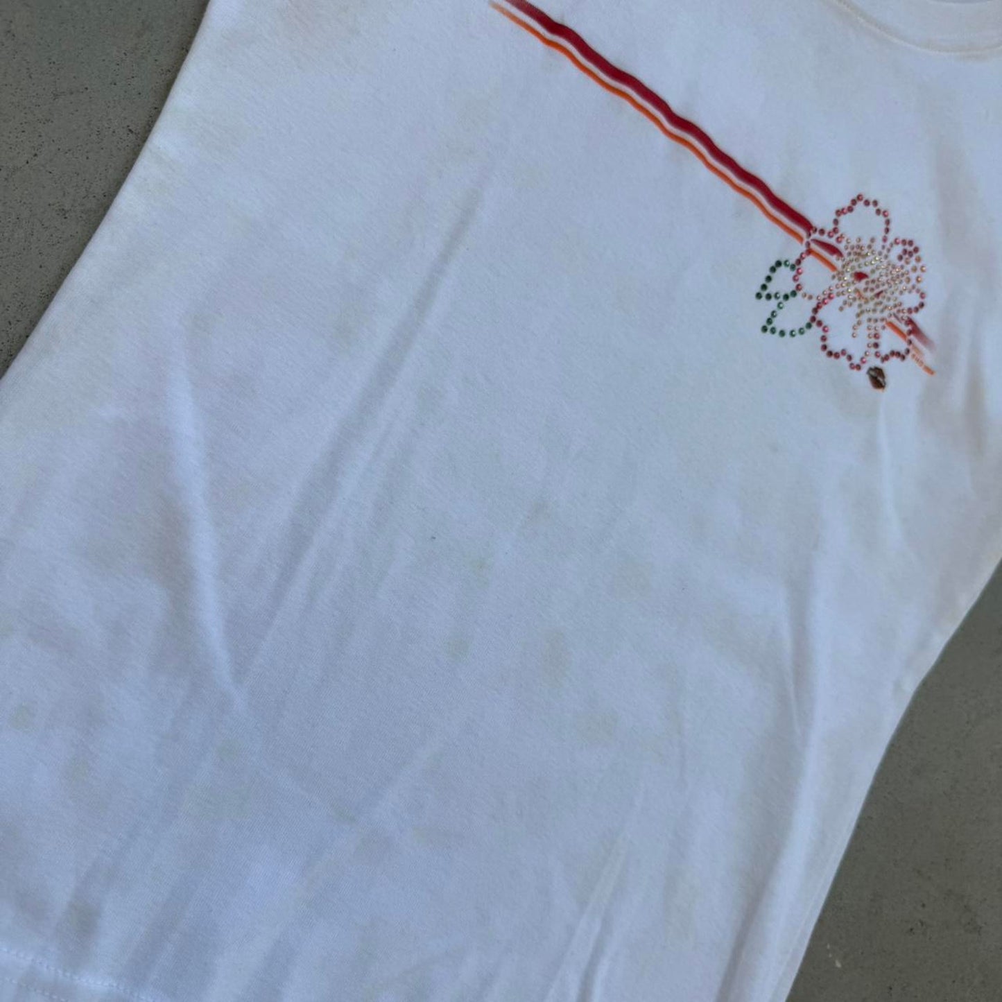 Vintage Harley Davidson Flower California Tank Top - Large (W)